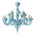 Early 21st Century Matte Light-Blue Murano Style Glass Chandelier by Simoeng For Sale - Image 5 of 5