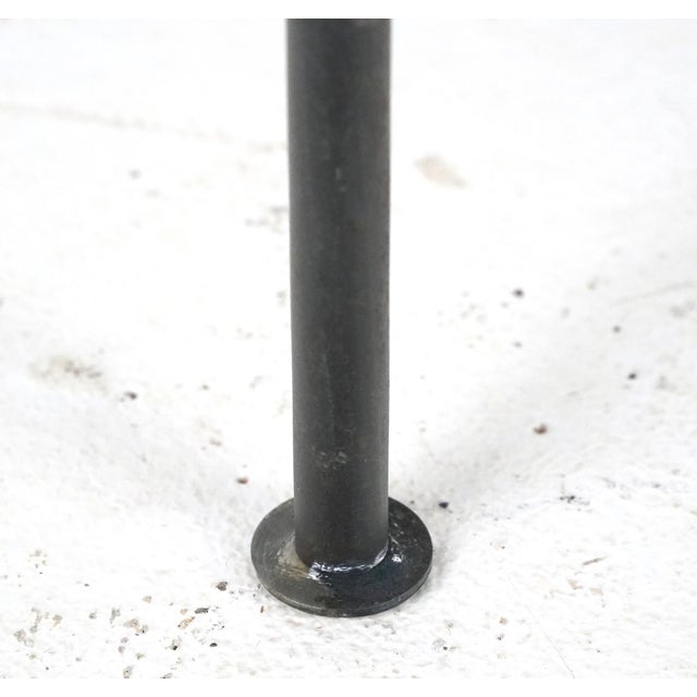 Wichita Water Dept. Water Meter Cover Stool Side Table For Sale - Image 6 of 11