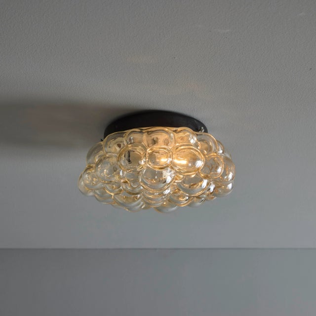 1960s Petite 1960s Helena Tynell Bubble Glass Flush Mount for Limburg For Sale - Image 5 of 12