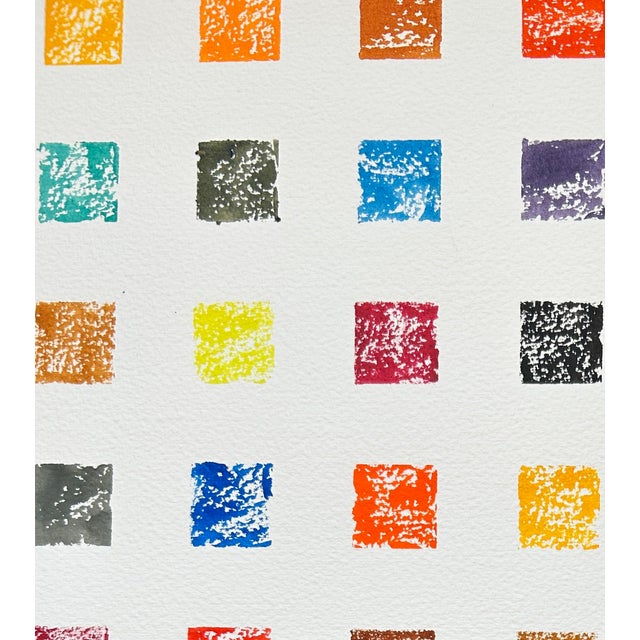 2020s Framed Original Watercolor Painting “City Windows” For Sale - Image 5 of 12