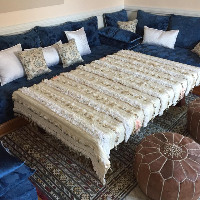 Decorated Moroccan Wedding Blanket Chairish