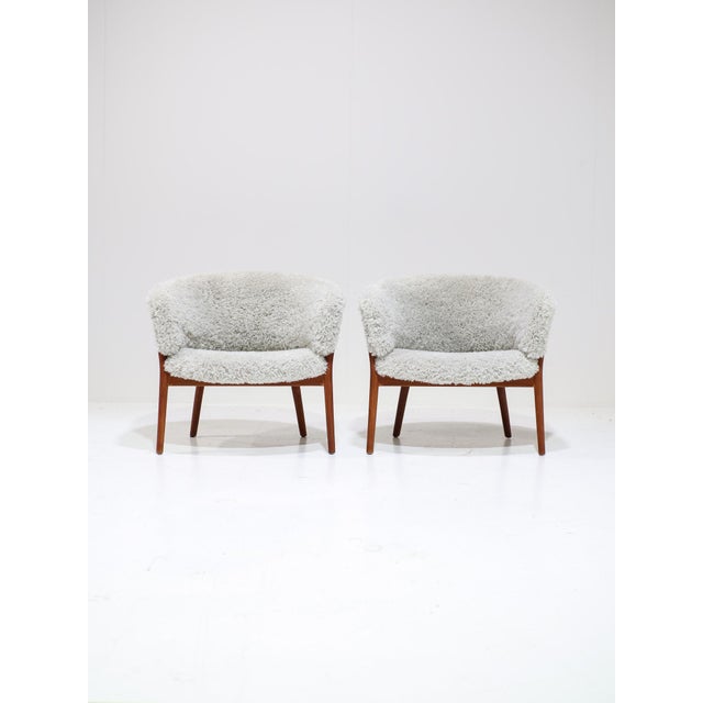 Brown Vintage 83 Lounge Chair in Teak by Nanna Ditzel for Søren Willadsen Møbelfabrik, Denmark, 1950s For Sale - Image 8 of 12
