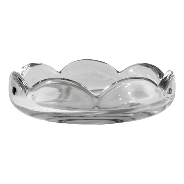 Crystal Glass Bowl by Ingeborg Lundin for Orrefors, Sweden, 1970 For Sale