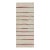 Vintage Kilim Rug in Off-White, Red and Blue Stripe Patterns, Panel Style For Sale
