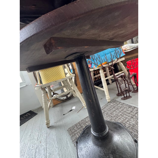 Antique Prohibition Era Speakeasy Table For Sale - Image 6 of 6