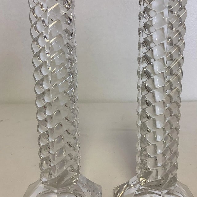 Vintage Home is pleased to present this pair of gorgeous Towle Crystal Candle Holders. It’s estimated these are from the...