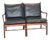 Colonial Leather Sofa by Ole Wanscher for Poul Jeppesens Møbelfabrik For Sale