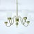 Mid-Century Modern Swedish Modern Brass Chandelier from Bergboms, 1940s For Sale - Image 3 of 11