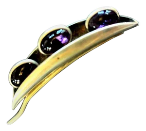 Mexican Sterling Silver Brooch Antonio Pineda