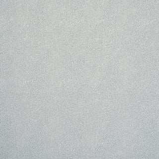 SAMPLE - Schumacher Snakeskin Vinyl Wallpaper In Sky For Sale