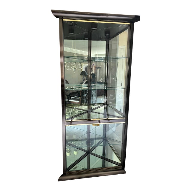 1990s Design Institute of America (DIA)Corner Curio For Sale