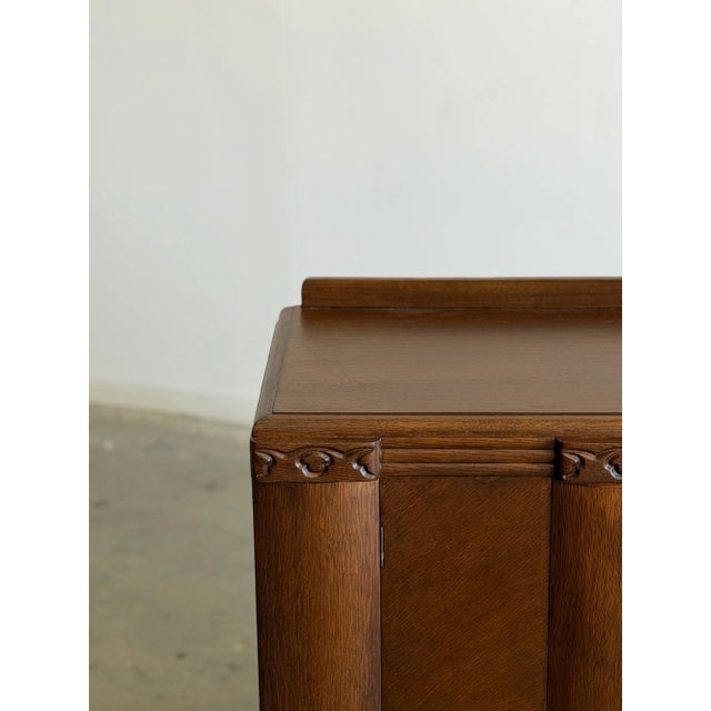 W48 D18 H37.75 (with back lip) 36 (no back lip) This item is truly one of a kind! Restored structurally and aesthetically....