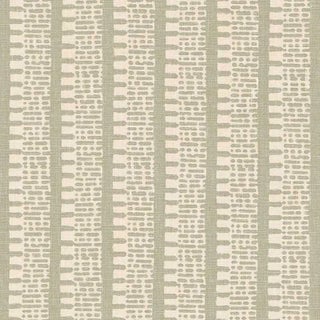 Schumacher X Veere Grenney Kiosk Fabric in Sage For Sale