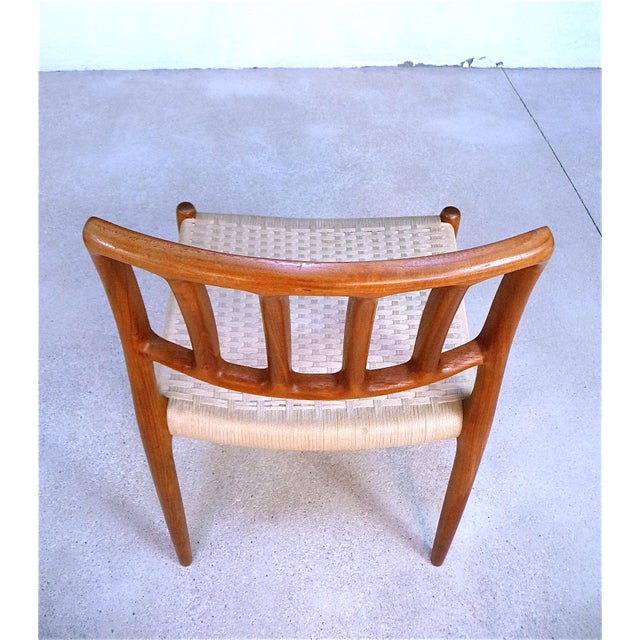 Teak Dining Chairs from J.L. Møller, Set of 6 For Sale - Image 9 of 15