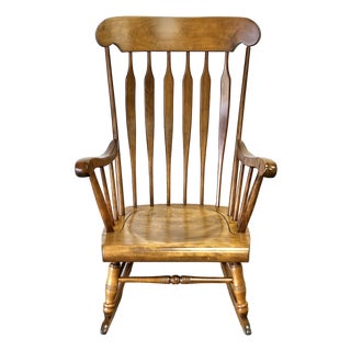 S Bent Brothers Arrowback Rocking Chair For Sale