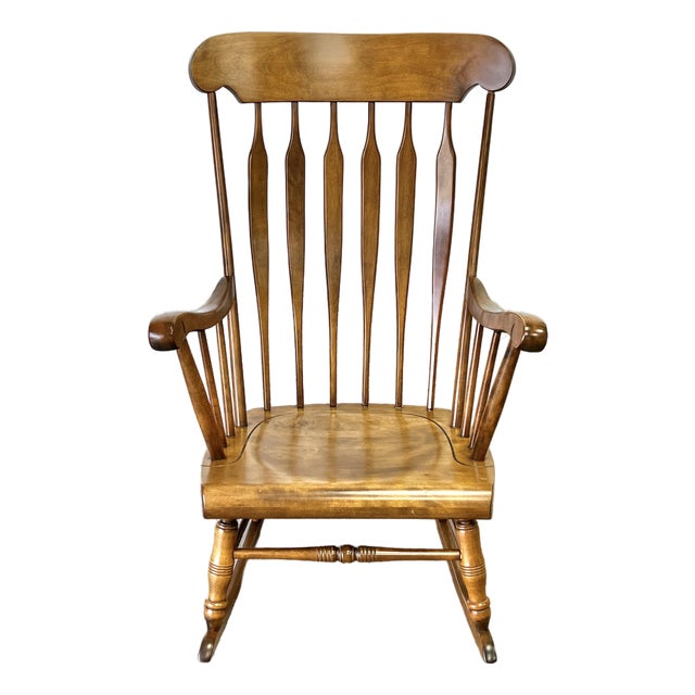 S Bent Brothers Arrowback Rocking Chair For Sale