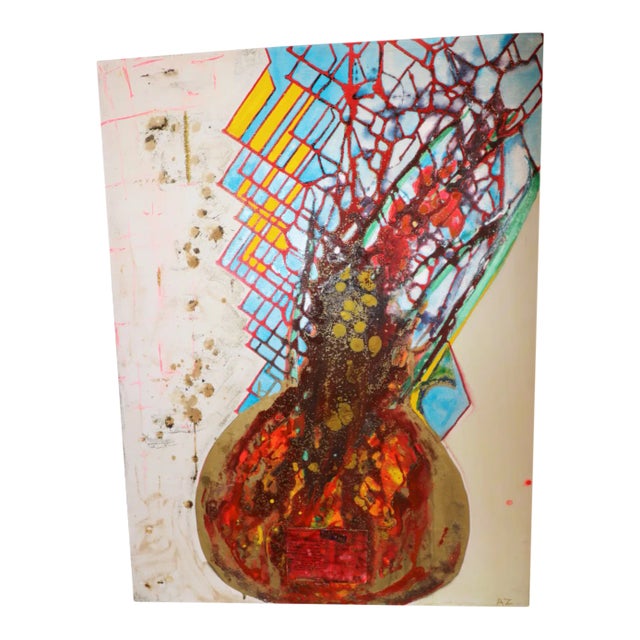 Agni Zotis Collage "Here and Now Inner Fires," 2007 For Sale