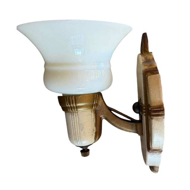 Mid-Century Modern Mid 20th Century Mid Century Modern Wall Sconces - a Pair For Sale - Image 3 of 5