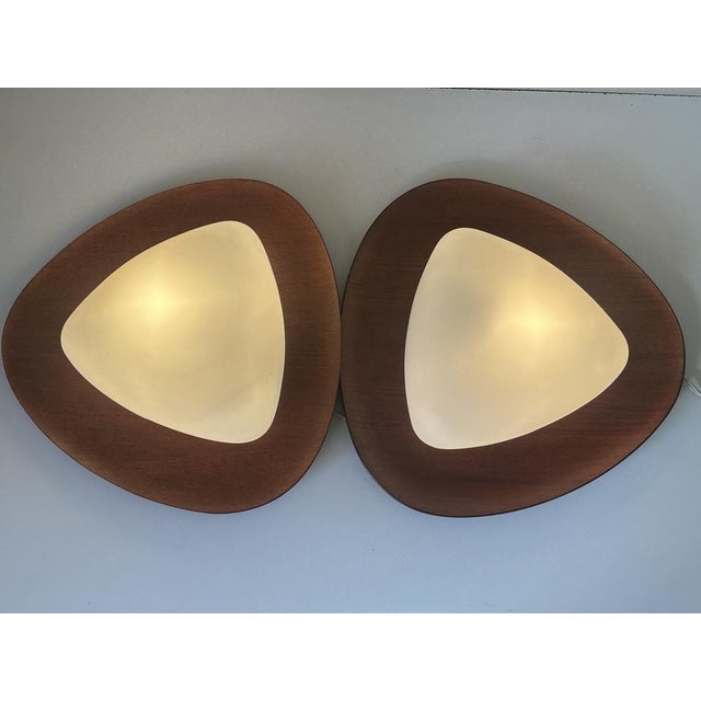 Brown Surf Wall Lights by Goffredo Reggiani, 1960s, Set of 2 For Sale - Image 8 of 18