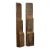 Vintage Mid 20th Century Wooden Floor Sculpture of Two Towering Wooden Graduating Planks For Sale