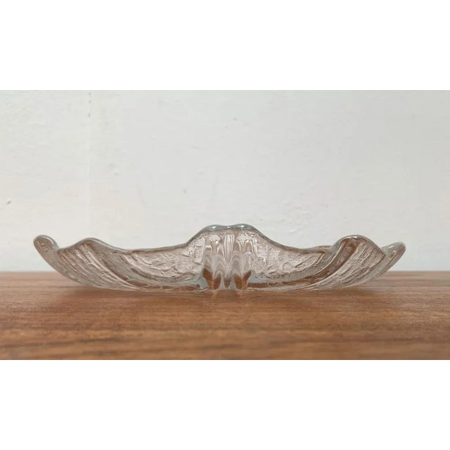 Vintage Swedish Eden Glass Plate from Orrefors, 1970s For Sale - Image 10 of 11