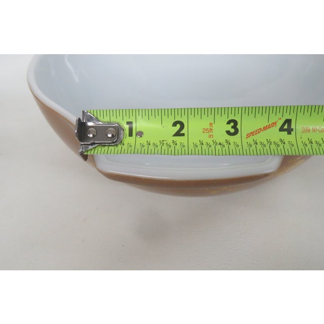 Mid 20th Century Pyrex Model No 444 Early American 4 Quart Cinderella Mixing Bowl Glass For Sale - Image 15 of 18
