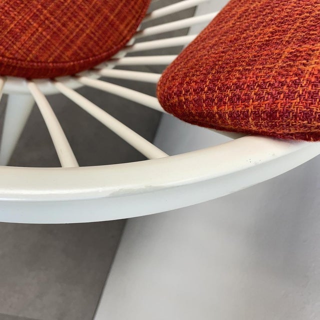 Set of Swedish Circle Armchairs attributed Yngve Ekstrom, 1960s For Sale - Image 12 of 15