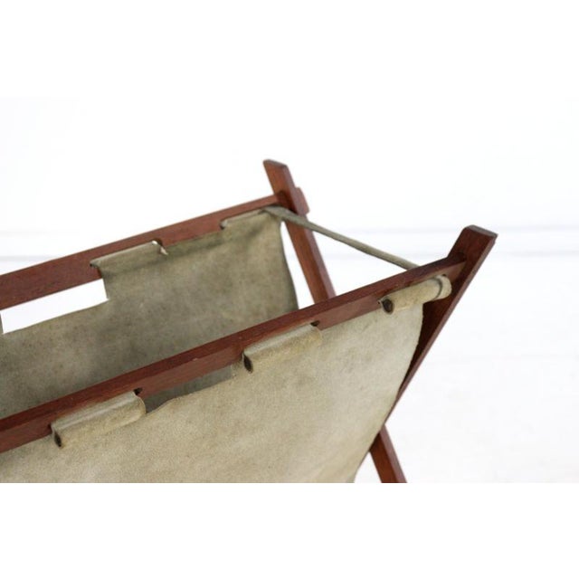 1970s Vintage Folding Magazine Rack For Sale - Image 5 of 14