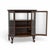 Vintage Oak Bow-Front Curved-Glass China Cabinet With Claw Feet For Sale - Image 12 of 18
