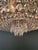 Antique Baroque Chandelier Crystal Empire Brass Bohemian Lustre Ceiling For Sale - Image 10 of 17