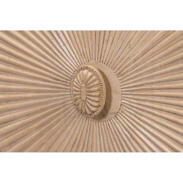 Not Yet Made - Made To Order Carved Sunburst Sideboard, 76 Inches For Sale - Image 5 of 11