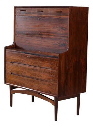 Secretary in Rosewood by Arne Wahl Iversen for Vinde Møbelfabrik, Denmark, 1960s