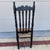 Antique Black-Painted New England Banister-Back Side Chair, Circa 1750s For Sale - Image 14 of 18