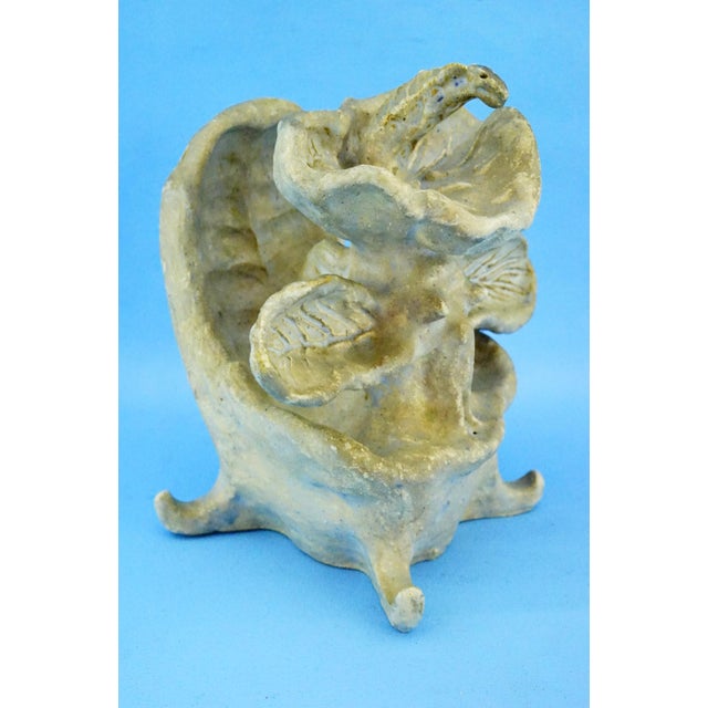 Gray Terracotta Informal Biomorphic Anthropomorphic Sculpture attributed to Albisola, 1920s For Sale - Image 8 of 18