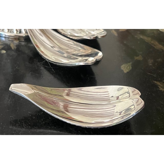 Christofle silverplated Fleuron caviar service made in France in the 1960's The service is made of central ramekin...