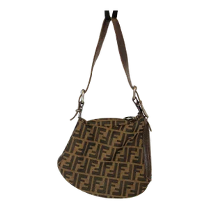 Fendi Oyster FF Print Shoulder Hobo Bag