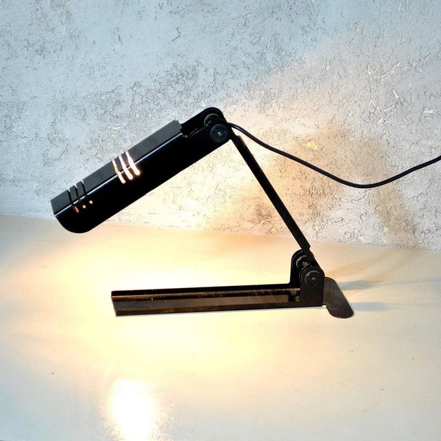 1980s Adjustable Metal Table Lamp, 1970s For Sale - Image 5 of 10