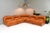 Rossi di Albizzate Modular Sectional Sofa in original Cognac Leather, Italy, 1970s It can be used as a sofa or separate...