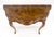 Italian One Drawer Thick Burl Olive Wood Veneers Patches Console Table MINT For Sale - Image 11 of 18