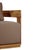 Eclipse Outdoor Solid Teak Wood Sofa - Light Brown Fabric For Sale - Image 4 of 9