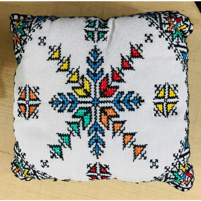 These eye-catching chic pillows will lend an air of boho chic to any living room or bedroom. Hand embroidered by master...