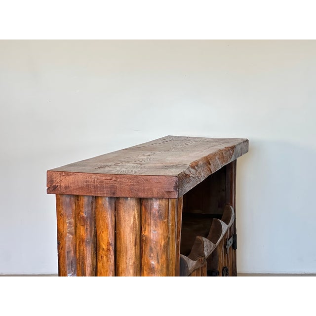 Vintage Rustic Chestnut Sideboard, 1960s For Sale - Image 9 of 14