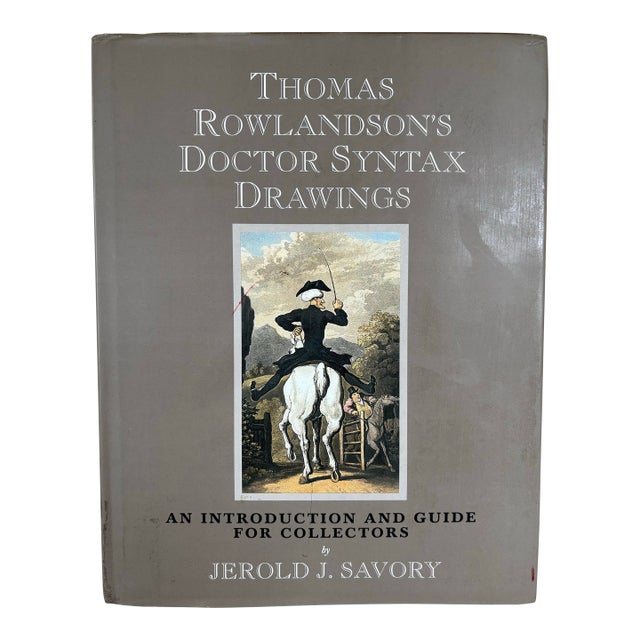 Thomas Rowlandson's Doctor Syntax Drawings an Intro. 1st Edition Hardback in Dustcover by Jerold J Savory For Sale