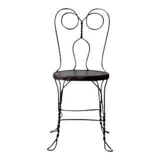 Antique Ice Cream Parlor Chair For Sale