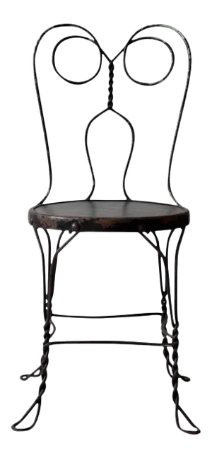 Antique Ice Cream Parlor Chair