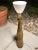 Mid-Century Modern Tall Walnut & Cork Table Lamp For Sale - Image 10 of 13