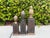 Vintage Hand-Carved Wood Obelisks With Hand-Applied Brass, Signed d.j., Set of 3 For Sale In Naples, FL - Image 6 of 12