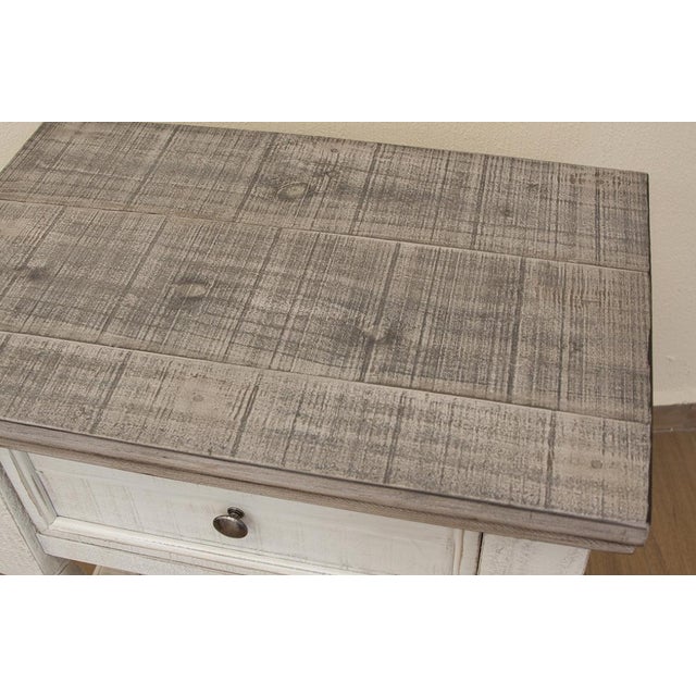 Rustic Stonegate 1 Drawer Nightstand For Sale - Image 3 of 8