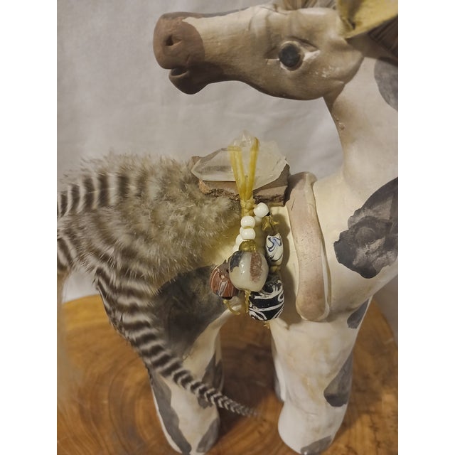 Artist Signed Susan Harvey "Medicine Horse" 1994 For Sale - Image 4 of 8