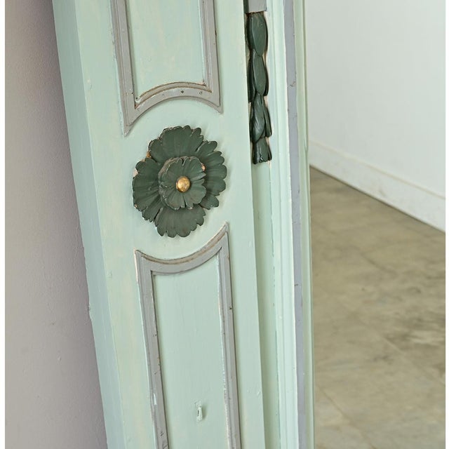 Massive French 19th Century Trumeau with new Mirror Plate For Sale - Image 9 of 11